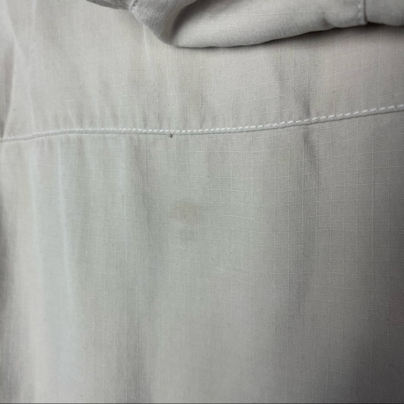 Tommy Bahama Vintage Ivory Full Zip Silk Jacket M - Picture 6 of 6